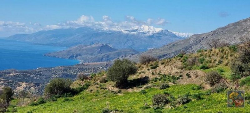 Sakturia Kreta, Baugrundstück in der Nähe von Sakaturia Südküste 9800 m² mit unverbaubarem Meerblick Grundstück kaufen